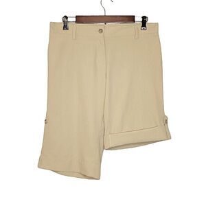 Weatherproof Garment Co. Khaki Roll Tab Outdoor Hiking Bermuda Shorts Size 8